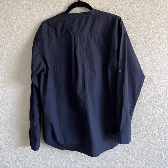 Closed Organic Poplin Dark Night Blouse - Picture 7 of 11
